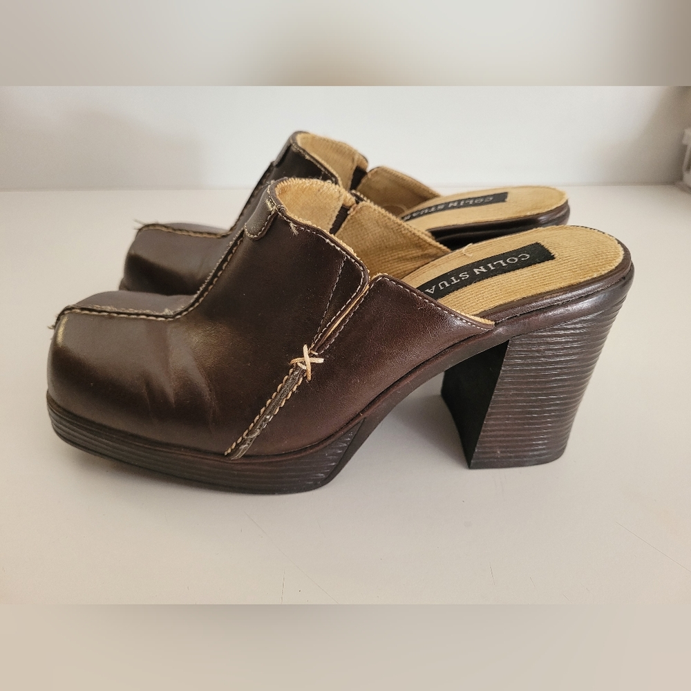 Colin Stuart Leather Clogs